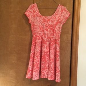 Pink Aeropostale Paisley Dress, Size Medium